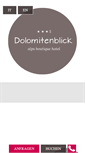 Mobile Screenshot of hotel-dolomitenblick.com