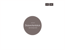 Tablet Screenshot of hotel-dolomitenblick.com